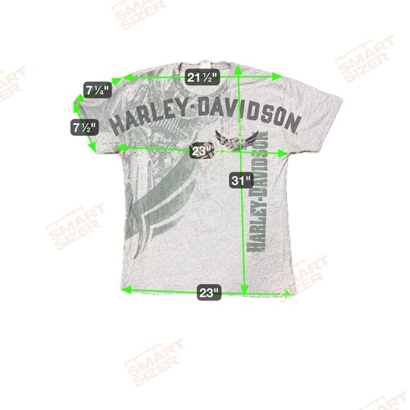 Harley-Davidson Gray Graphic T-Shirt XL Milwaukee WI Biker Motorcycle Women READ - Picture 6 of 8